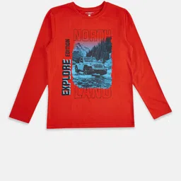 Pantaloons Junior Boys Coral Printed T-shirt-picture-9