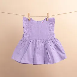 TWEENY MINI Girls Pure Cotton Fit & Flare Dress-picture-13
