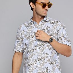 Flying Machine Tropical Printed Pure Cotton Casual Shirt-picture-48