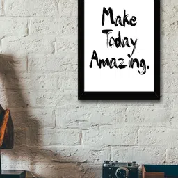 TIED RIBBONS Black & White Inspirational Typographic Wall Art-image-50