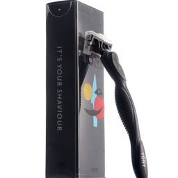 UNCLE TONY Men 5-Blade System Shaving Razor - Black-image-4