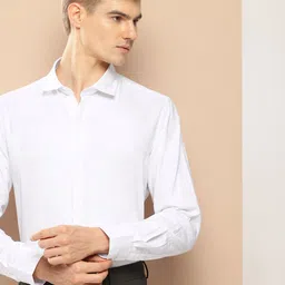 INVICTUS Checked Pure Cotton Formal Shirt-image-85