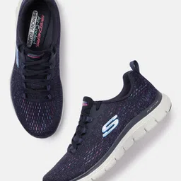 Skechers Women Navy Blue Flex Appeal 4.0 Vivid Sneakers-image-43