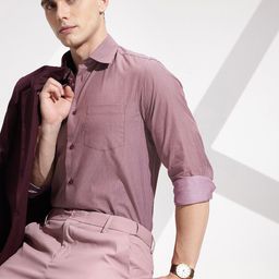 INVICTUS Pure Cotton Urban Slim Fit Striped Formal Shirt-picture-5