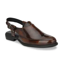 Delize Men Brown Comfort Sandals-image-83