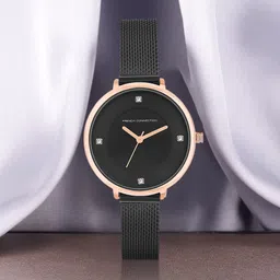 French Connection Women Black Analogue Watch FCN0007B-53