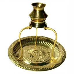 Navyaksh Gold Toned Religious Idol Brass Showpiece-picture-34