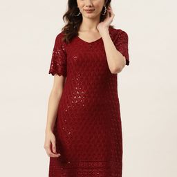 BRINNS Embellished Lace Sheath Dress-picture-43