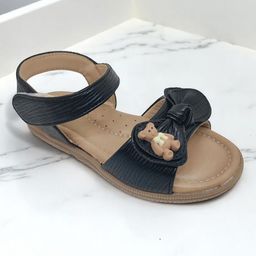 Lil Lollipop Girls Open Toe Flats with Bows-29