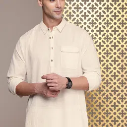House of Pataudi  Jashn Pure Cotton Kurta-image-58