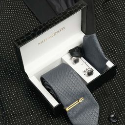 MUTAQINOTI Men Formal Silk Accessory Gift Set-image-73
