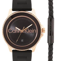 Calvin Klein Men Aqueous Watch with Bracelet Gift Set - CKWBRS11-12