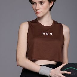 HRX by Hrithik Roshan PERFORMANCEBONDED Brand Logo Rapid-Dry Crop Training T-shirt-picture-17