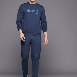 HRX by Hrithik Roshan Brand Logo Printed Lifestyle Tracksuit-image-42