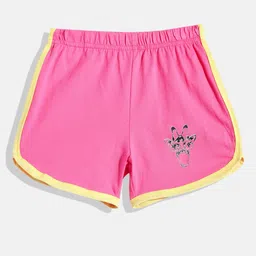Eteenz Girls Graphic Printed Pure Cotton Shorts-picture-5