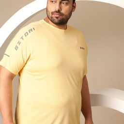 Sztori Plus Size Reflective Detail T-shirt-image-88