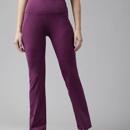 Perfkt-U Comfort High-Rise Flare Gym Track Pants-picture-24