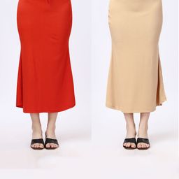 SATPURUSH Pack Of 2 Stretchable Saree Shape Wear-image-66