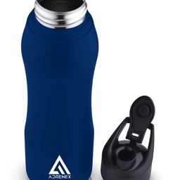 ADRENEX Blue & Black Stainless Steel Water Bottle-93