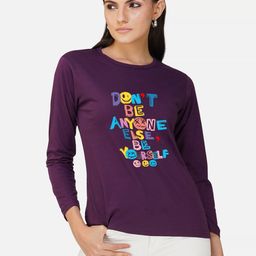 CHOZI Typography Printed Cotton T-shirt-picture-1