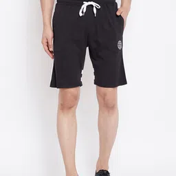 Adobe Men Black Solid Regular Fit Sports Shorts-picture-53