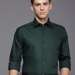 Raymond Solid Pure Cotton Slim Fit Formal Shirt-picture-19