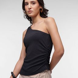 French Connection One Shoulder Crop Top-picture-25
