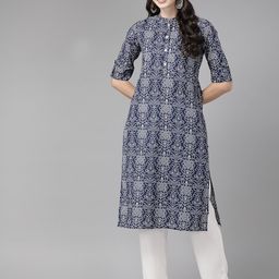 Cayman Bandhani Printed Pure Cotton Kurta-picture-55