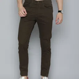 Flying Machine Men Comfort Slim Fit Chinos Trousers-image-38