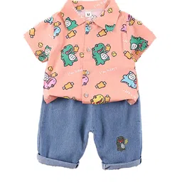 StyleCast x Revolte Boys Printed Shirt With Shorts-picture-4