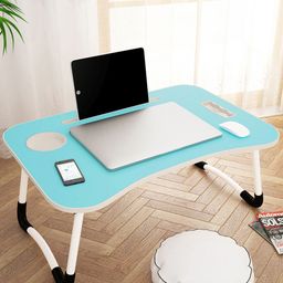 Story@home Blue & White Foldable Laptop Table-18