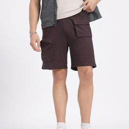 glitchez Men Cozy Knits Cargo-Style Shorts-image-12