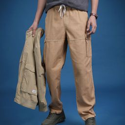 The Roadster Life Co. Men Cotton Relaxed Fit Cargos-picture-26