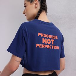 HRX by Hrithik Roshan Printed Boxy Cropped Training T-shirt-picture-7