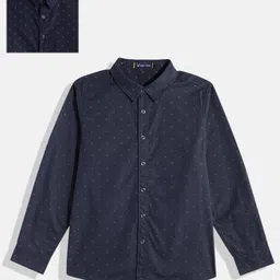 Allen Solly Junior Boys Pure Cotton Printed Casual Shirt-picture-29