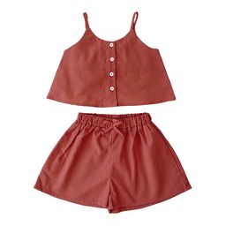 StyleCast x Revolte Girls Shoulder Straps Top With Shorts-image-92