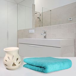 HEELIUM Unisex Super Soft & Quick Absorbent 600 GSM Bamboo Hand Towel-28