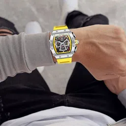 GIORDANO Men Dial & Bracelet Style Straps Analogue Watch GZ-50120-05-picture-11
