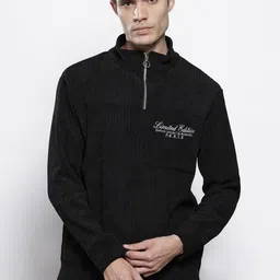 The Indian Garage Co Typography Printed Corduroy Sweatshirt-picture-55