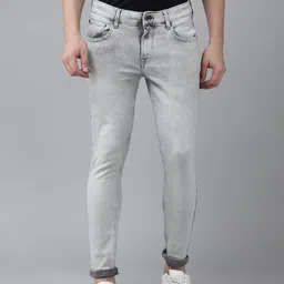 SPYKAR Men Kano Slim Fit Heavy Fade Stretchable Jeans-picture-10
