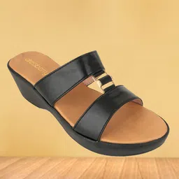 DressBerry Women Open Toe Platform Mules with Buckles-13