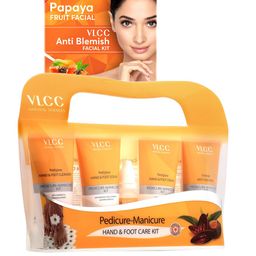 VLCC Set of Pedicure-Manicure Kit & Papaya Fruit Facial Kit-picture-31