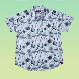 Gini and Jony Boys Grey & White Floral Printed Casual Shirt-image-14