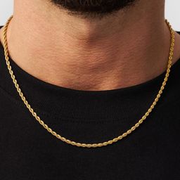 LITCHI Men Stainless Steel Gold-Plated Minimal Chain-image-76