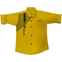 BAESD Boys Comfort Spread Collar Long Sleeves Cotton Shirt-image-22