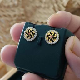 OmKrishiv Stylish & Trendy Gold Earrings Alloy Earring Set-11