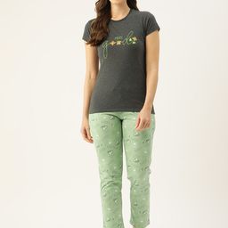 ETC Women Typography Printed Night suit-image-59