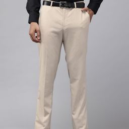 Blackberrys Men Textured Slim Fit Low-Rise Formal Trousers-picture-27