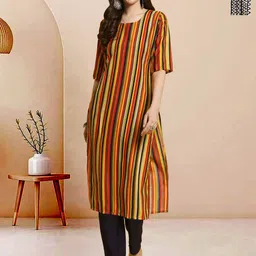 Moda Rapido Pack of 2 Printed Straight Kurta with Trousers-image-46