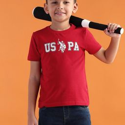 U.S. Polo Assn. Kids Boys Brand Logo Pure Cotton T-shirt-picture-39
